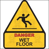 Danger - Wet ﬂoor 